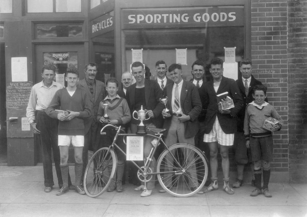 Winners of bicycle race