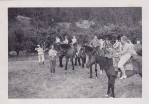 Horseback riding at Camp Kopje 