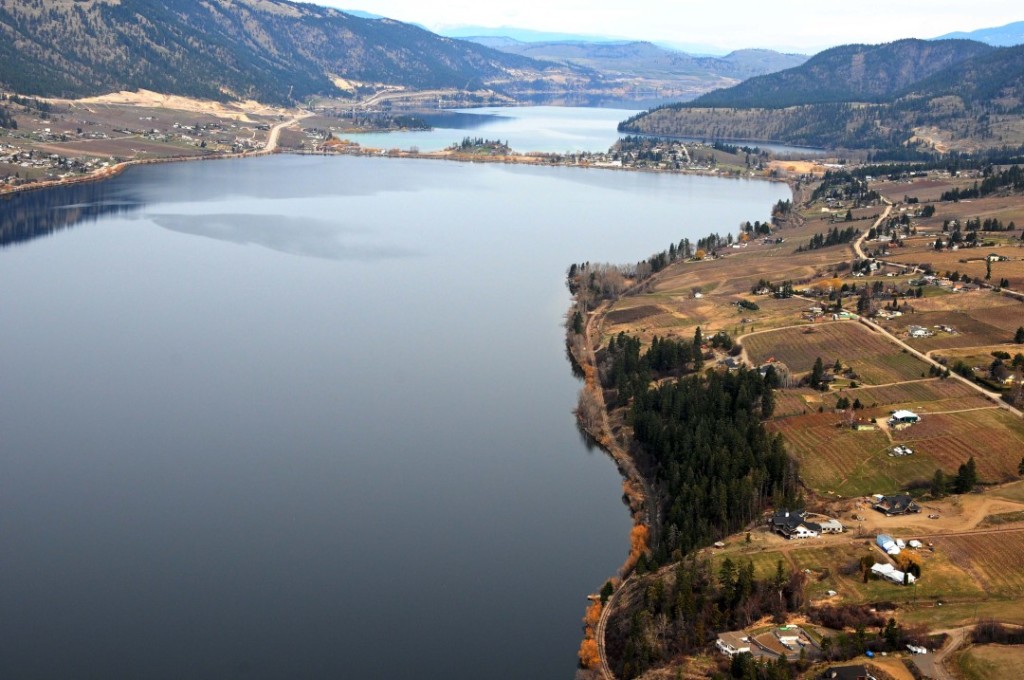 Wood and Kalamalka lakes