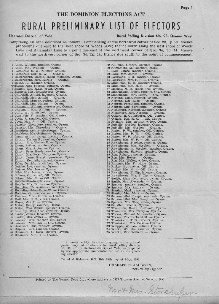 Dominion Elections Act