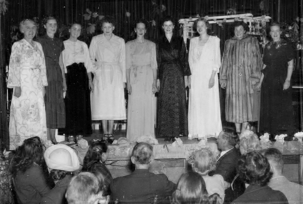 Models at Fashion Show at Okanagan Centre Hall