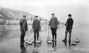 Curling on Kalamalka Lake