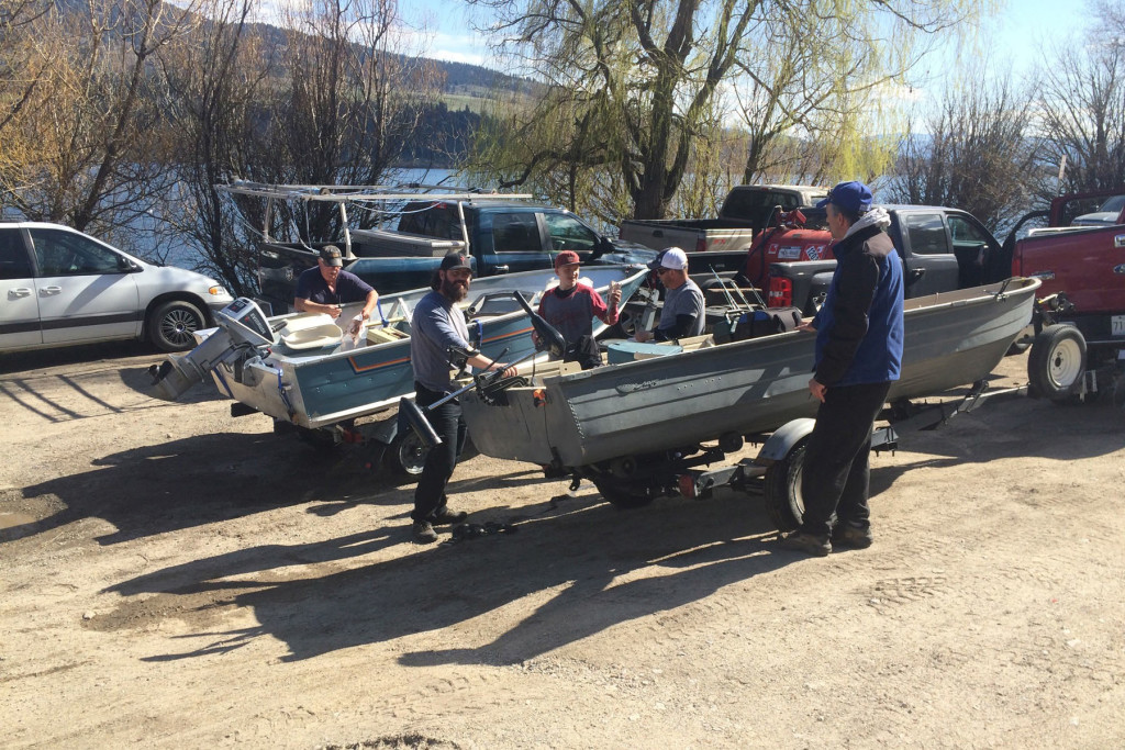 Fishing on Wood Lake