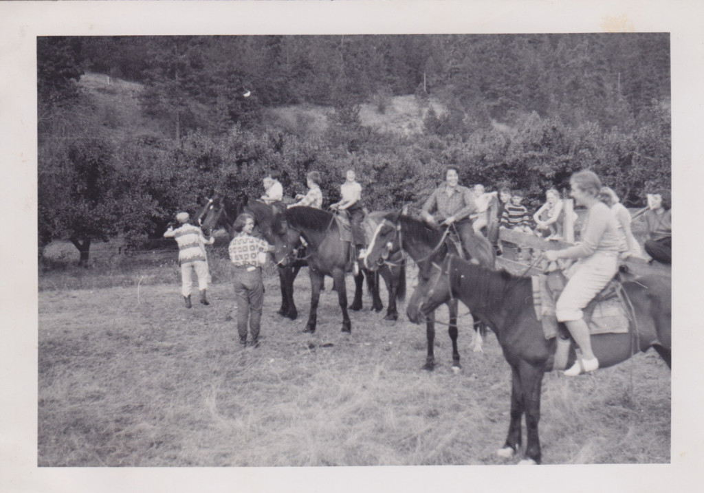 Horseback riding campers