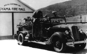 Oyama fire truck and Fire Hall