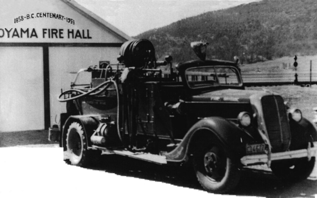 Oyama Fire hall and trucka